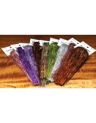 Hareline Dubbin Holographic Flashabou in Gold